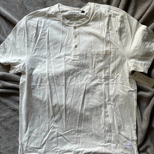 White Five Four Short Sleeve Henley